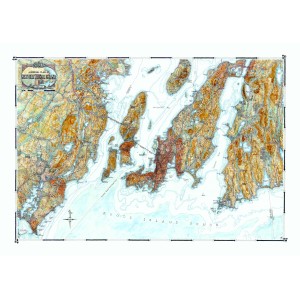 A General Plan of Newport, Rhode Island (FRAMED) by Joseph Tarella