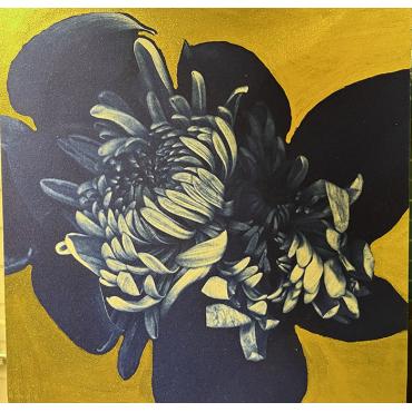 "Flower on Gold" by Sandi Daniel