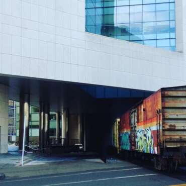 Campus Train by Dawn Haley Morton