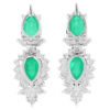 Emerald Pendant Earrings