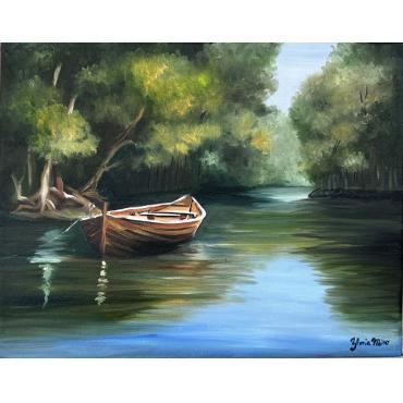 "Gliding Through Still Waters" by Ylenia Mino