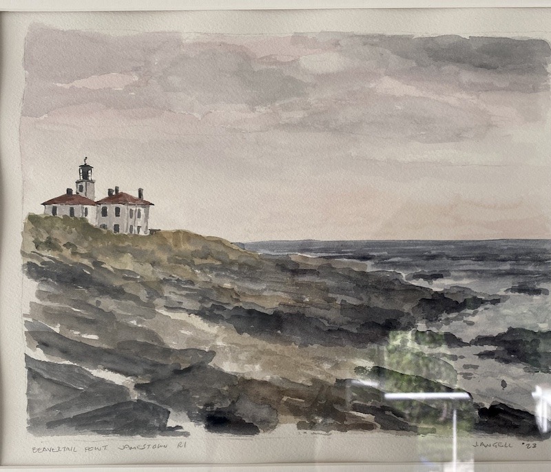 "Beavertail Point Lighthouse" by Jerrell Angell