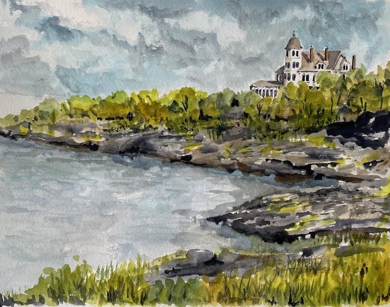 "Inn at Castle Hill, II" by Jerrell Angell