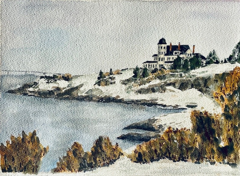 "Inn at Castle Hill, I" by Jerrell Angell