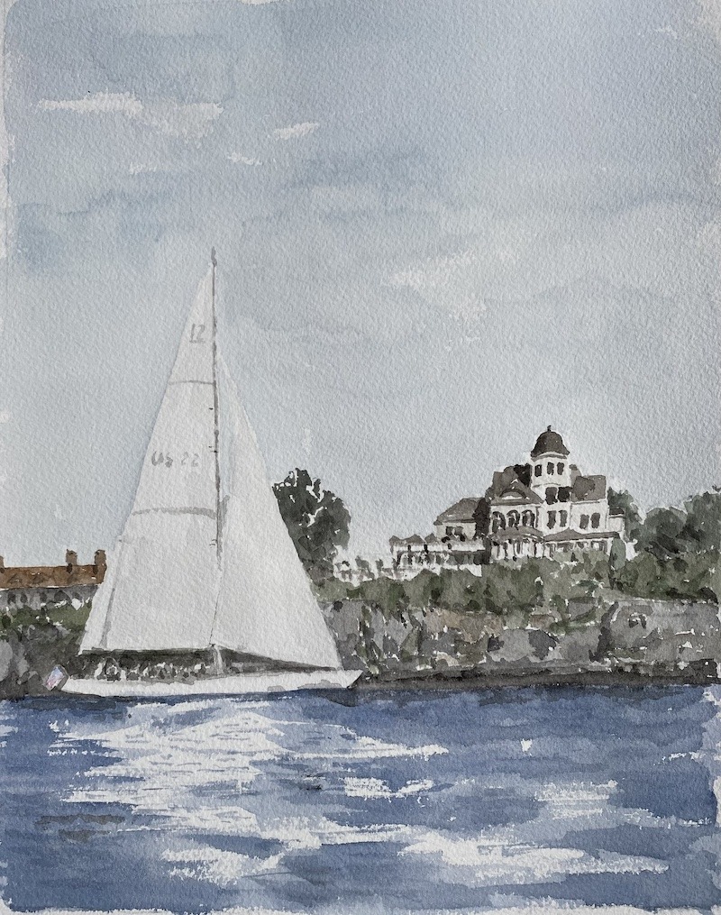 "Intrepid at Castle Hill" by Jerrell Angell