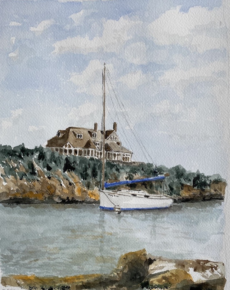 "Ocean Drive, Newport" by Jerrell Angell