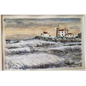 "Beavertail Point Lighthouse" by Jerrell Angell