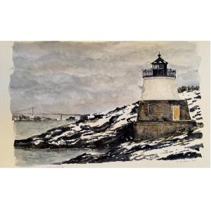 "Castle Hill Lighthouse" by Jerrell Angell