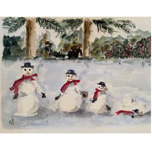 "Snowman" by Jerrell Angell