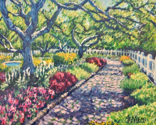 AndrewNiemi_“Prescott Park”, 16x20”, acrylic on canvas panel