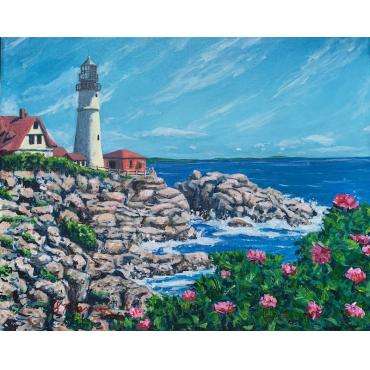 "Maine Lighthouse" by Scott Niemi