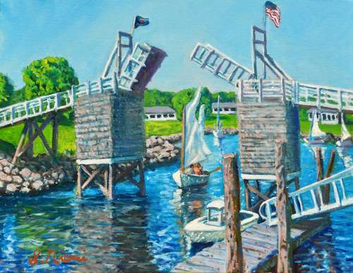 ScottNiemi_Perkins Cove_Oil on canvas_14x18