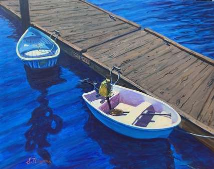 ScottNiemi_TwoBoats_acrylic on canvas_24x30