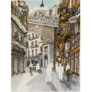 "Rome Streetscape" by Jerrell Angell