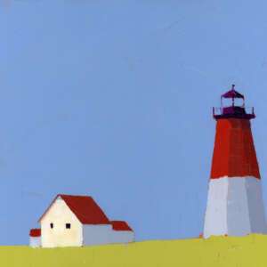 Bright Light by Ruth LaGue, a 12 x 21" acrylic painting.