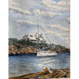JerrellAngell_Ocean Drive Newport_Watercolor_475