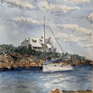 JerrellAngell_Ocean Drive Newport_Watercolor_475