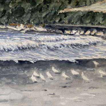 JerrellAngell_Second Beach, Middletown_Watercolor_375