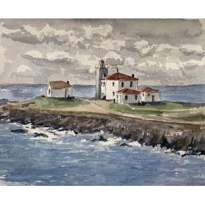JerrellAngell_Watch Hill Lighthouse_Watercolor_425